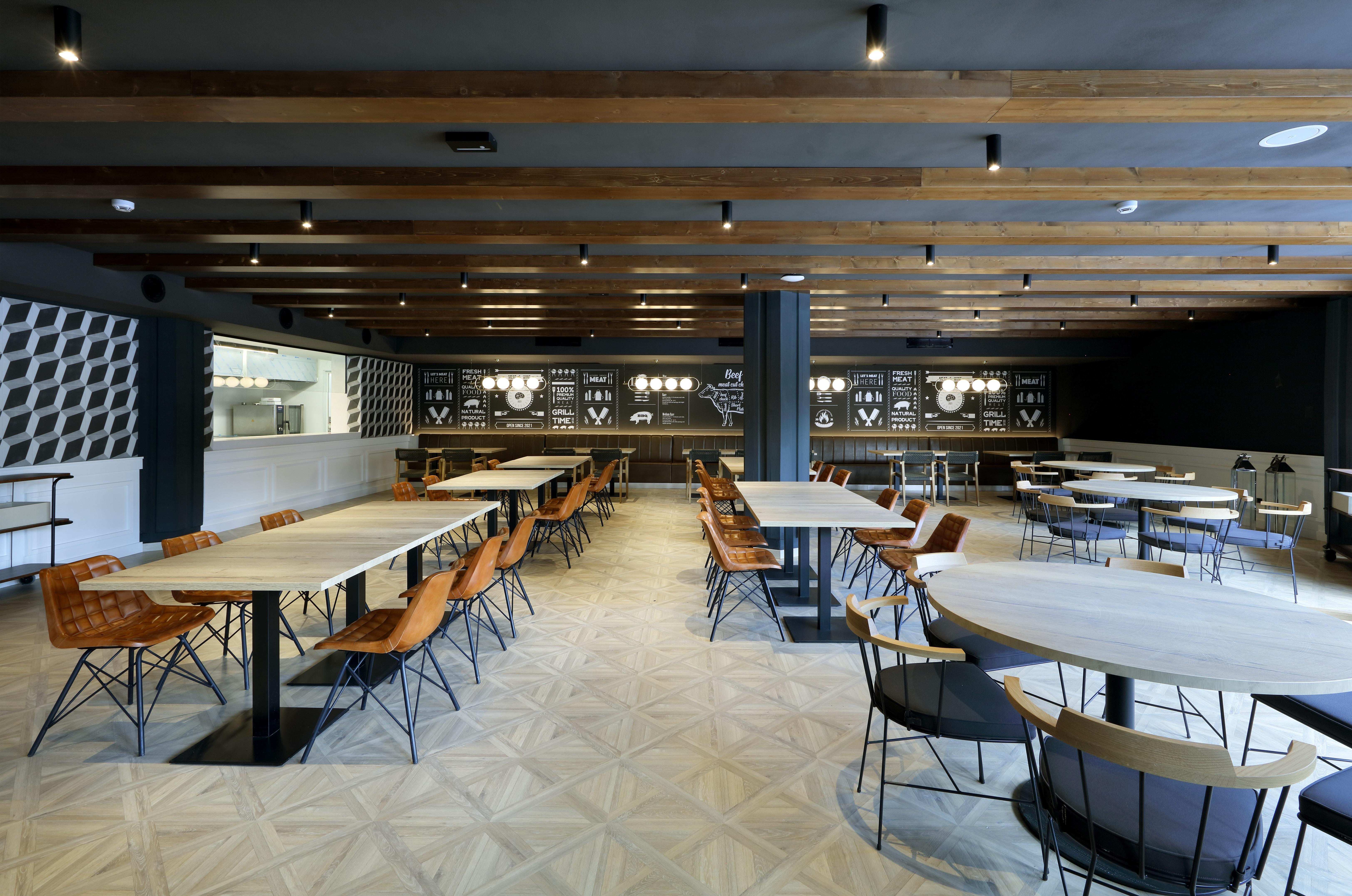 Grand Palladium Sicilia Resort&Spa Campofelice Di Roccella Esterno foto The dining room at the new building